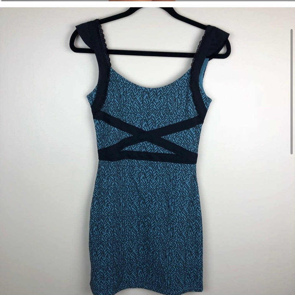 Free People Criss Cross Open Back Dress